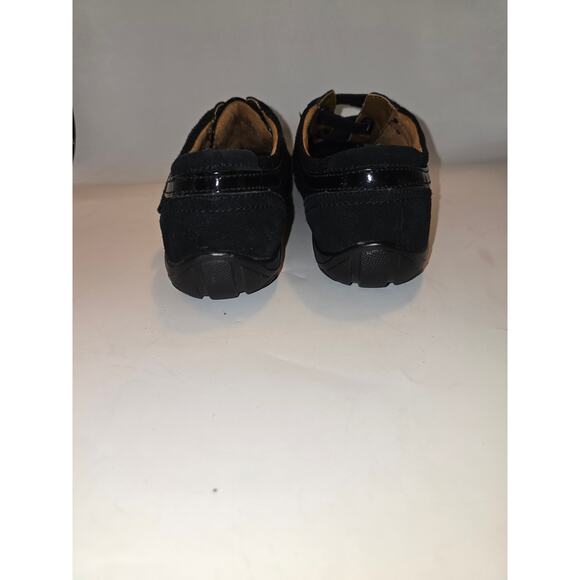 WOMEN’S NATURALIZER SOLID BLACK SUEDE FRANCINE-1 SIZE 9M STRAP COMFORT SHOES - Picture 4 of 6